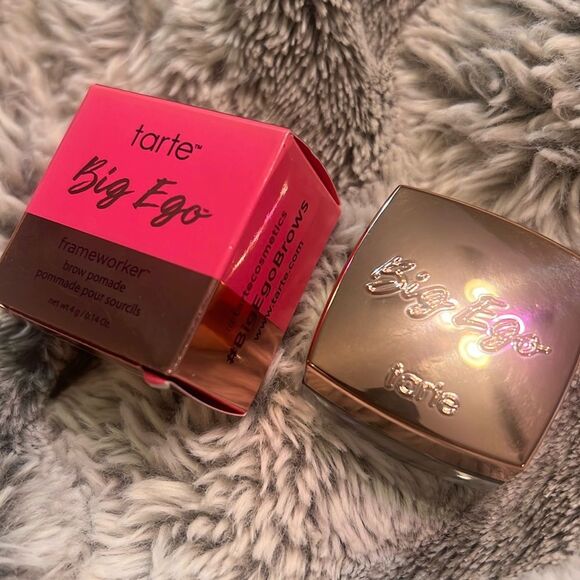 BNWT - TARTE BIG EGO FRAMEWORKER BROW POMADE - MEDIUM BROWN - Picture 2 of 4